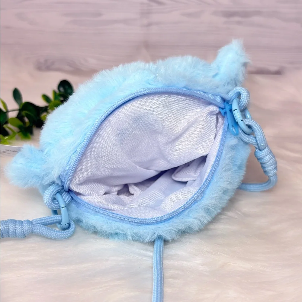 Blue Plush Shoulder‎ Bag